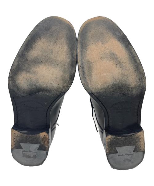 Salvatore Ferragamo（サルヴァトーレ フェラガモ）Salvatore Ferragamo (サルヴァトーレ フェラガモ) プレーントゥシューズ グレー サイズ:6の古着・服飾アイテム