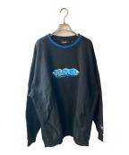 X-LARGEエクストララージ）の古着「GRAFFITI CREWNECK SWEAT」｜ブラック