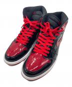 NIKEナイキ）の古着「AIR JORDAN 1 RETRO HIGH OG BRED PATENT」｜ブラック×レッド