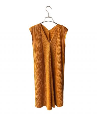 PLEATS PLEASE ノースリーブワンピース 中古・古着通販】PLEATS PLEASE (プリーツプリーズ) ノースリーブ
