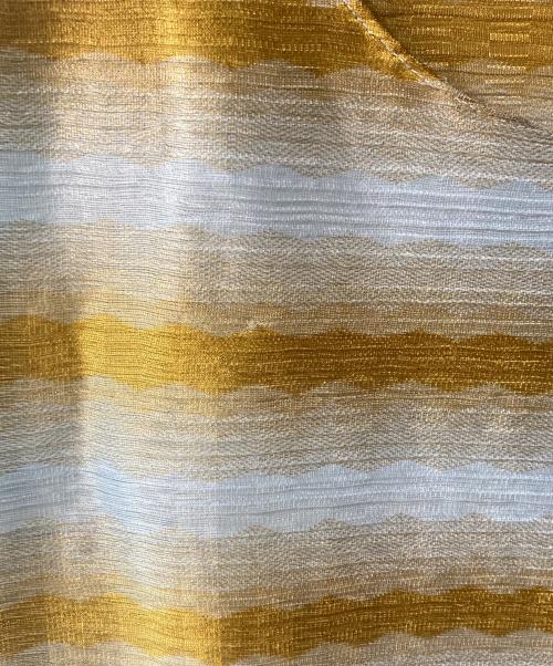 PLEATS PLEASE（プリーツプリーズ）PLEATS PLEASE (プリーツプリーズ) プリーツカットソー ブルー×オレンジ サイズ:3の古着・服飾アイテム