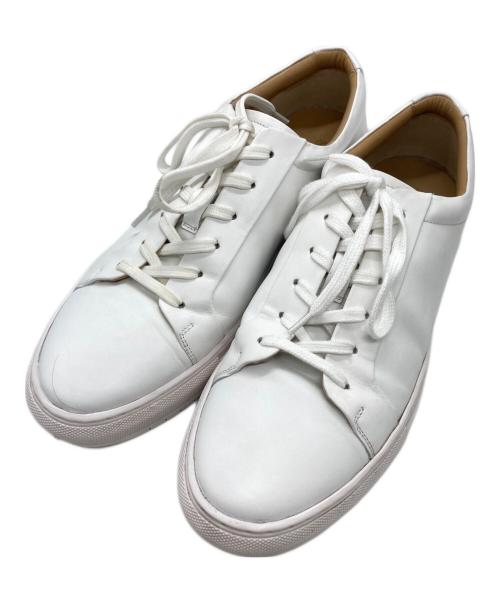 Alfredo BANNISTER（アルフレッドバニスター）alfredo BANNISTER (アルフレッドバニスター) オールレザースニーカー ホワイト サイズ:45の古着・服飾アイテム