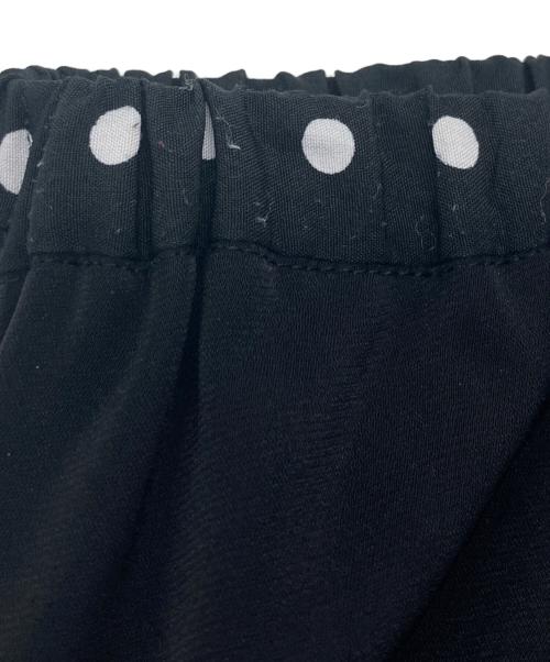 BEARDSLEY（ビアズリー）BEARDSLEY (ビアズリー) ドットフレアヘムスカート ブラック サイズ:freeの古着・服飾アイテム