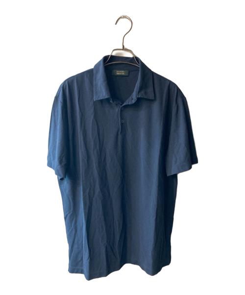 Zanone（ザノーネ）Zanone (ザノーネ) ポロシャツ ネイビー サイズ:52の古着・服飾アイテム