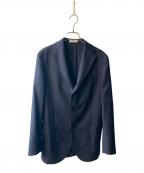 BOGLIOLIボリオリ）の古着「DOVER ウールホップサック3Bジャケット」｜ネイビー
