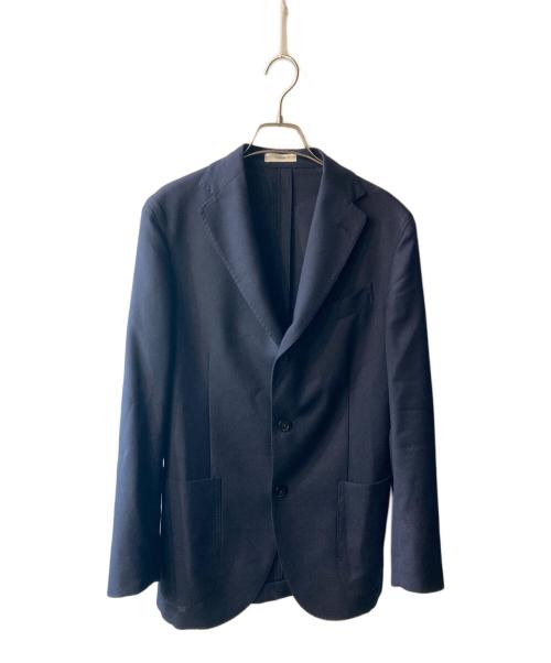 BOGLIOLI（ボリオリ）BOGLIOLI (ボリオリ) DOVER ウールホップサック3Bジャケット ネイビー サイズ:46の古着・服飾アイテム