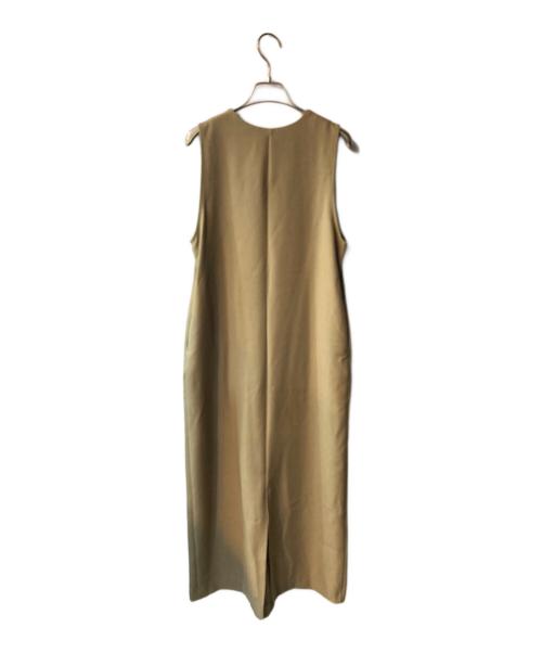 CAPRICIEUX LE'MAGE（カプリシューレマージュ）CAPRICIEUX LE'MAGE (カプリシューレマージュ) スリットネックワンピース ブラウン サイズ:freeの古着・服飾アイテム