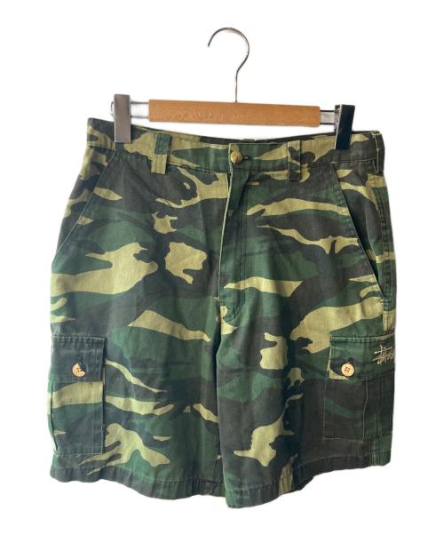 stussy（ステューシー）stussy (ステューシー) ハーフパンツ カーキ サイズ:W32の古着・服飾アイテム
