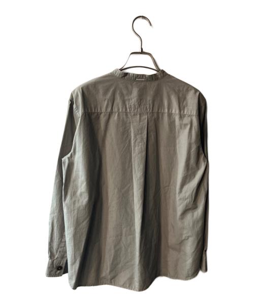 MHL（エムエイチエル）MHL (エムエイチエル) バンドカラーシャツ グレー サイズ:1の古着・服飾アイテム