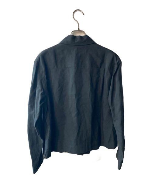 MARGARET HOWELL（マーガレットハウエル）MARGARET HOWELL (マーガレットハウエル) LINEN VOILE シャツ ブラック サイズ:1の古着・服飾アイテム