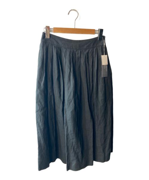 MARGARET HOWELL（マーガレットハウエル）MARGARET HOWELL (マーガレットハウエル) リネンスカート ブラック サイズ:1の古着・服飾アイテム