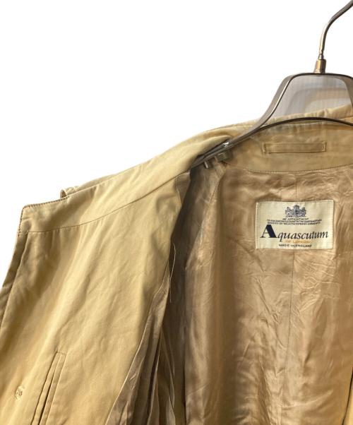 Aquascutum（アクアスキュータム）Aquascutum (アクアスキュータム) ステンカラーコート ベージュ サイズ:表記なしの古着・服飾アイテム