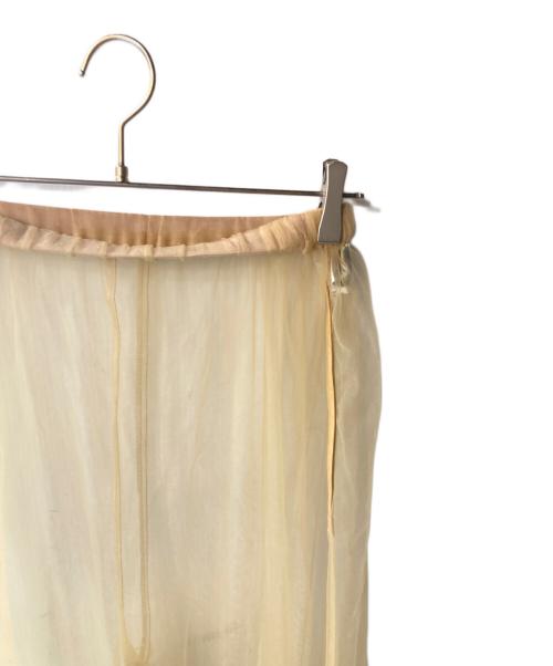 6(ROKU) BEAUTY&YOUTH（ロク ビューティーアンドユース）6(ROKU) BEAUTY&YOUTH (ロク ビューティーアンドユース) ナイロンチュールパンツ ベージュ サイズ:表記なしの古着・服飾アイテム