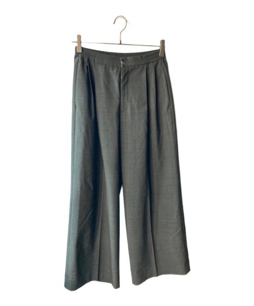 UNITED ARROWS（ユナイテッドアローズ）UNITED ARROWS (ユナイテッドアローズ) タックワイドイージーパンツ グレー サイズ:38の古着・服飾アイテム