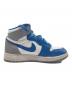 NIKE (ナイキ) AIR JORDAN 1 RETRO HIGH OG GS ホワイト×ブルー サイズ:23㎝：7000円