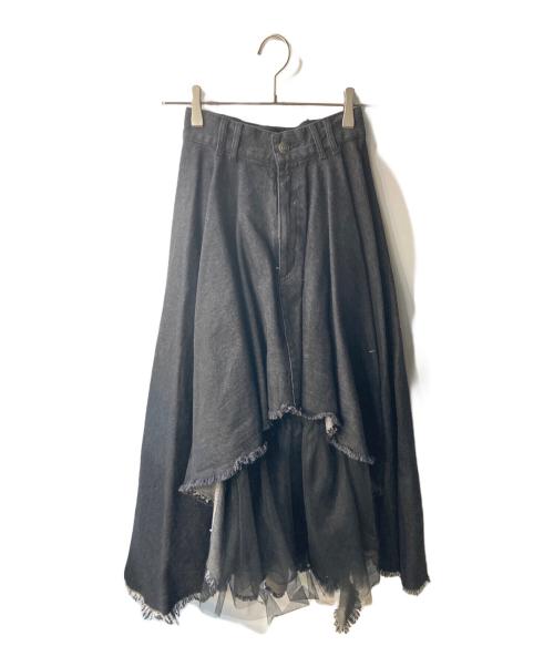 melt the lady（メルトザレディ）MELT THE LADY (メルトザレディ) メディーバルフレアスカート ブラック サイズ:Sの古着・服飾アイテム