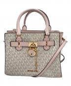 MICHAEL KORSマイケル・コース）の古着「サッチェル スモール - MKシグネチャー」｜ピンク