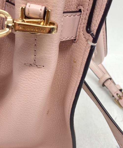 MICHAEL KORS（マイケル・コース）MICHAEL KORS (マイケルコース) サッチェル スモール - MKシグネチャー ピンクの古着・服飾アイテム