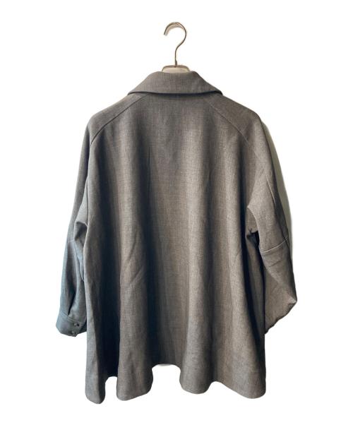 STYLE MIXER（スタイルミキサー）STYLE MIXER (スタイルミキサー) タックスリーブテントラインジャケット グレー サイズ:freeの古着・服飾アイテム