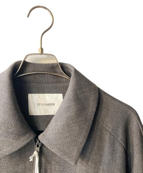 STYLE MIXER（スタイルミキサー）STYLE MIXER (スタイルミキサー) タックスリーブテントラインジャケット グレー サイズ:freeの古着・服飾アイテム