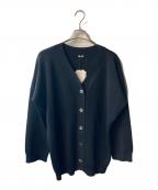 BRILLIANTブリリアント）の古着「ストレッチVネックカーディガン」｜ネイビー
