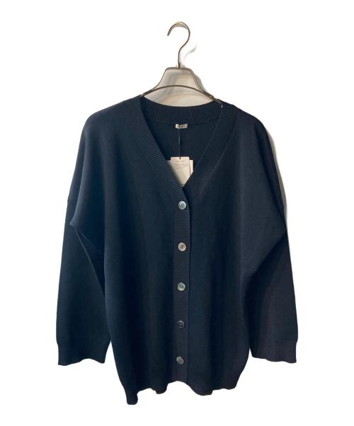 BRILLIANT（ブリリアント）BRILLIANT (ブリリアント) ストレッチVネックカーディガン ネイビー サイズ:freeの古着・服飾アイテム