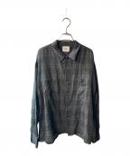 UNITED ARROWS & SONSユナイテッドアローズ アンド サンズ）の古着「チェックシャツ」｜グレー
