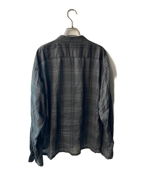 UNITED ARROWS & SONS（ユナイテッドアローズ アンド サンズ）UNITED ARROWS & SONS (ユナイテッドアローズ アンド サンズ) チェックシャツ グレー サイズ:Lの古着・服飾アイテム
