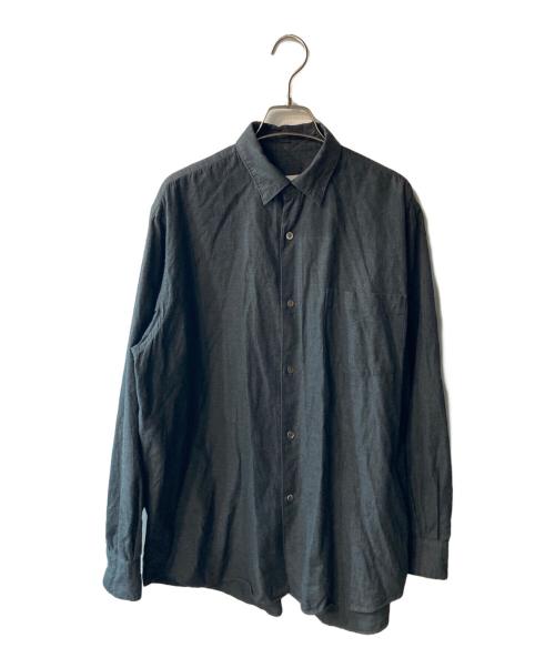 COMOLI（コモリ）COMOLI (コモリ) コットンネル コモリシャツ ブラック サイズ:2の古着・服飾アイテム