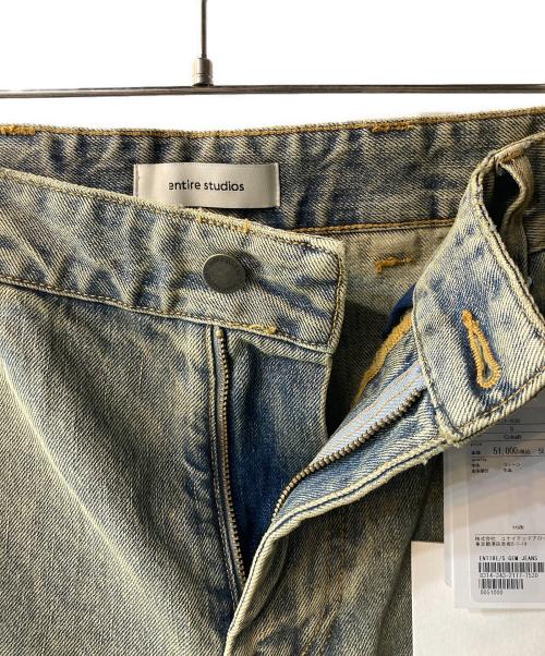 entire studios（エンタイアスタジオ）entire studios (エンタイアスタジオ) Gem Jeans Surface Wave インディゴ サイズ:S 未使用品の古着・服飾アイテム
