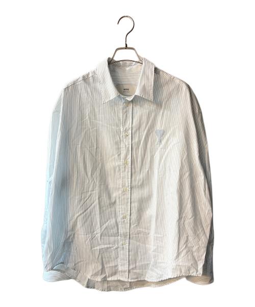 AMI Alexandre Mattiussi（アミアレクサンドルマテュッシ）AMI Alexandre Mattiussi (アミアレクサンドルマテュッシ) ボクシーフィット シャツ ホワイト サイズ:39の古着・服飾アイテム