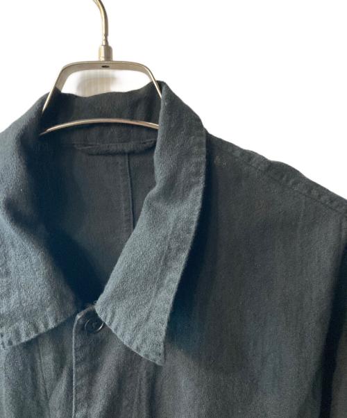 STEVEN ALAN（スティーブンアラン）STEVEN ALAN (スティーブンアラン) クレープ オープンカラー シャツ ブラック サイズ:Mの古着・服飾アイテム