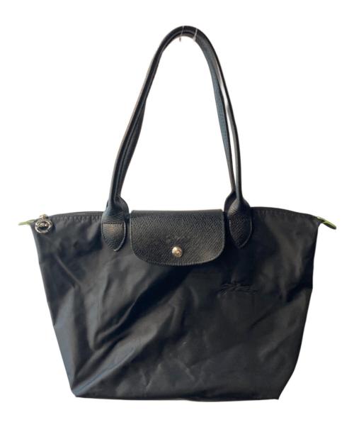 LONGCHAMP（ロンシャン）LONGCHAMP (ロンシャン) ル プリアージュ グリーン M ブラックの古着・服飾アイテム