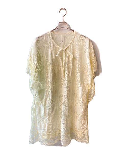 provoke（プロヴォーク）provoke (プロヴォーク) ポンチョブラウス アイボリー サイズ:Freeの古着・服飾アイテム