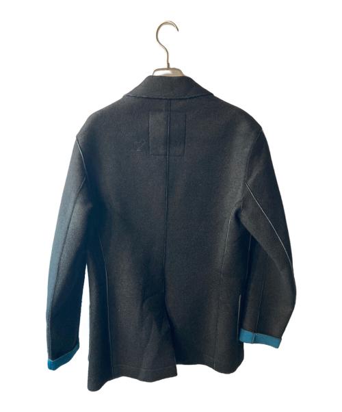 Bob（ボブ）BOB (ボブ) ボンディングウールテーラードジャケット ブラック サイズ:46の古着・服飾アイテム