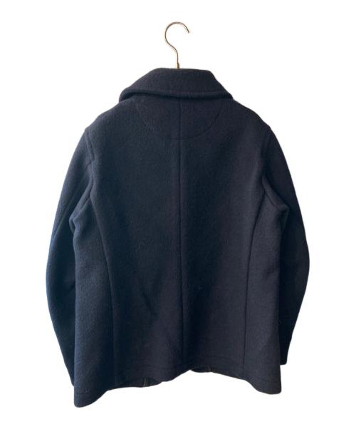 DANTON（ダントン）DANTON (ダントン) 丸襟ウールモッサジャケット ネイビー サイズ:40の古着・服飾アイテム