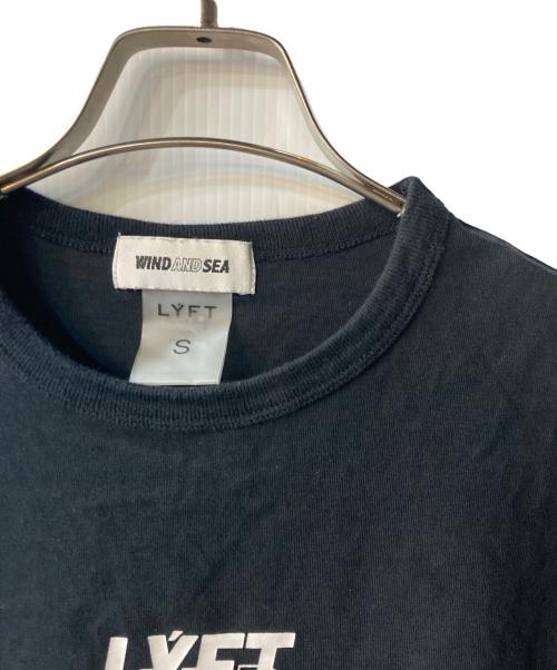Lyft（リフト）Lyft (リフト) WIND AND SEA (ウィンダンシー) プリントTシャツ ブラック サイズ:Sの古着・服飾アイテム