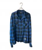 TMTティーエムティー）の古着「オンブレチェックシャツ」｜ブルー