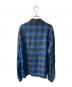 TMT (ティーエムティー) オンブレチェックシャツ ブルー サイズ:XL：4000円
