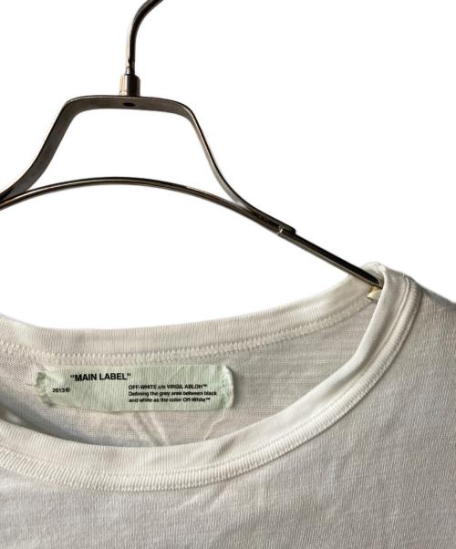 OFFWHITE（オフホワイト）OFFWHITE (オフホワイト) プリントTシャツ ホワイト サイズ:Lの古着・服飾アイテム