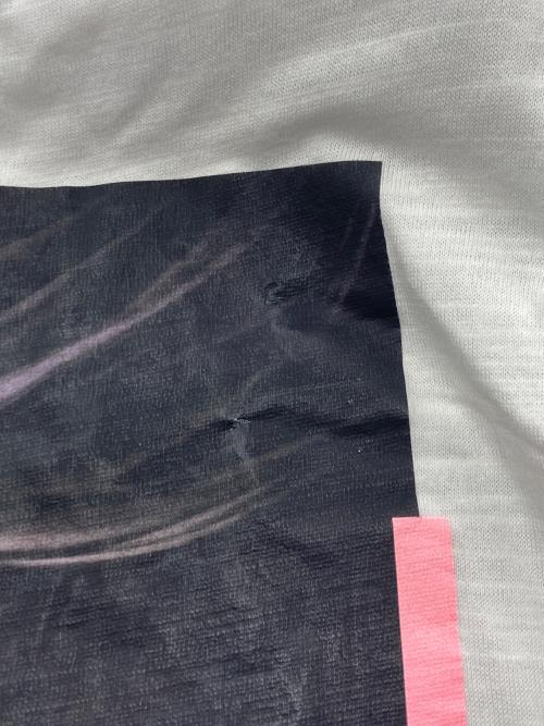 OFFWHITE（オフホワイト）OFFWHITE (オフホワイト) プリントTシャツ ホワイト サイズ:Lの古着・服飾アイテム