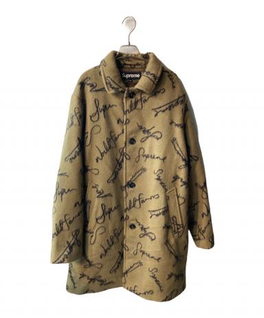 中古・古着通販】Supreme (シュプリーム) Script Logos Wool Over Coat