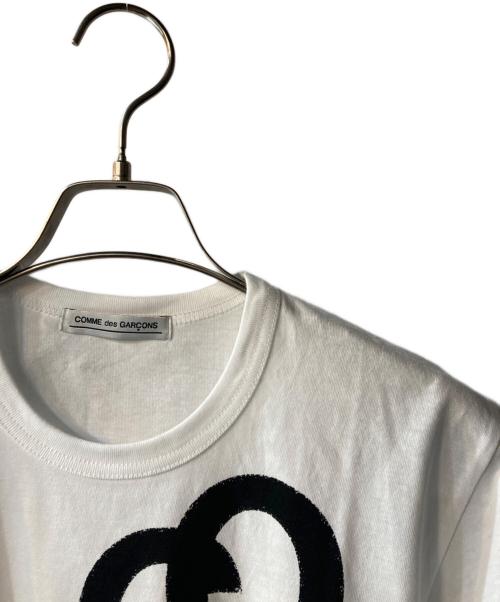 COMME des GARCONS（コムデギャルソン）COMME des GARCONS (コムデギャルソン) ロゴプリントTシャツ ホワイト サイズ:無しの古着・服飾アイテム