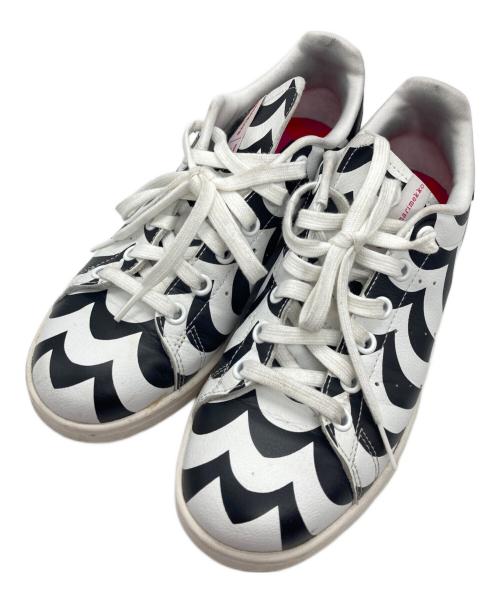 adidas（アディダス）adidas (アディダス) marimekko (マリメッコ) スニーカー ホワイト×ブラック サイズ:23cmの古着・服飾アイテム