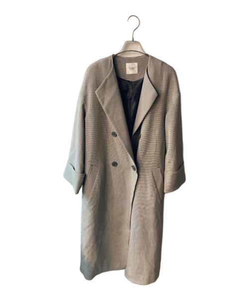 ear PAPILLONNER（イアパピヨネ）ear PAPILLONNER (イアパピヨネ) チェックコート グレー サイズ:FREEの古着・服飾アイテム