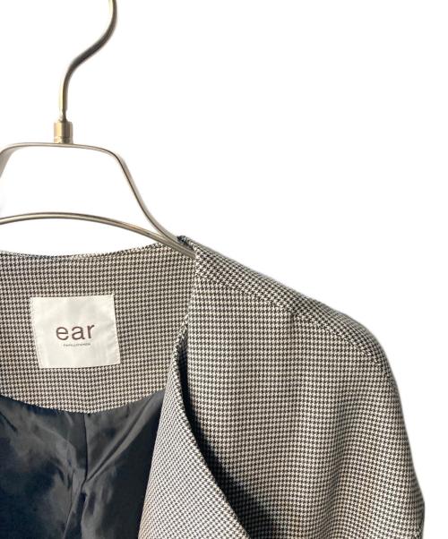 ear PAPILLONNER（イアパピヨネ）ear PAPILLONNER (イアパピヨネ) チェックコート グレー サイズ:FREEの古着・服飾アイテム
