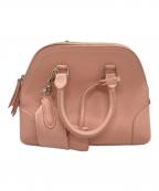 Mila Owenミラオーウェン）の古着「ワイドショルダーボストンバッグ」｜ピンク