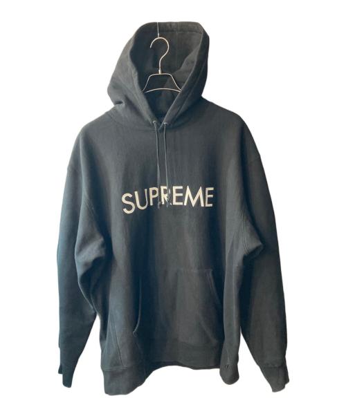 SUPREME（シュプリーム）SUPREME (シュプリーム) Capital Hooded Sweatshirt ブラック サイズ:XXLの古着・服飾アイテム