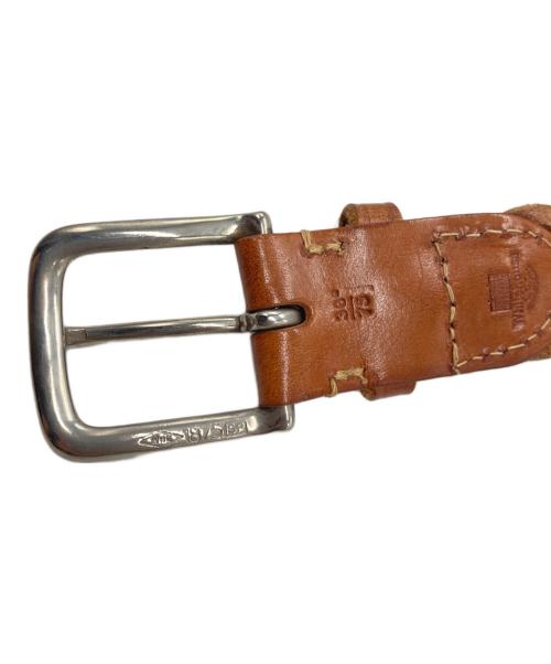 Whitehouse Cox（ホワイトハウスコックス）Whitehouse Cox (ホワイトハウスコックス) レザーベルト ブラウンの古着・服飾アイテム