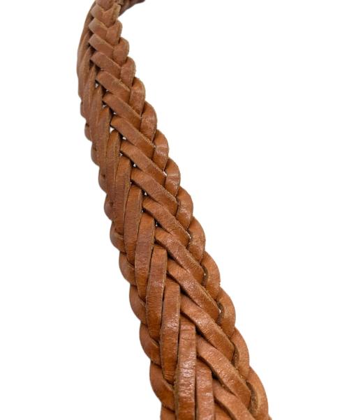 Whitehouse Cox（ホワイトハウスコックス）Whitehouse Cox (ホワイトハウスコックス) レザーベルト ブラウンの古着・服飾アイテム